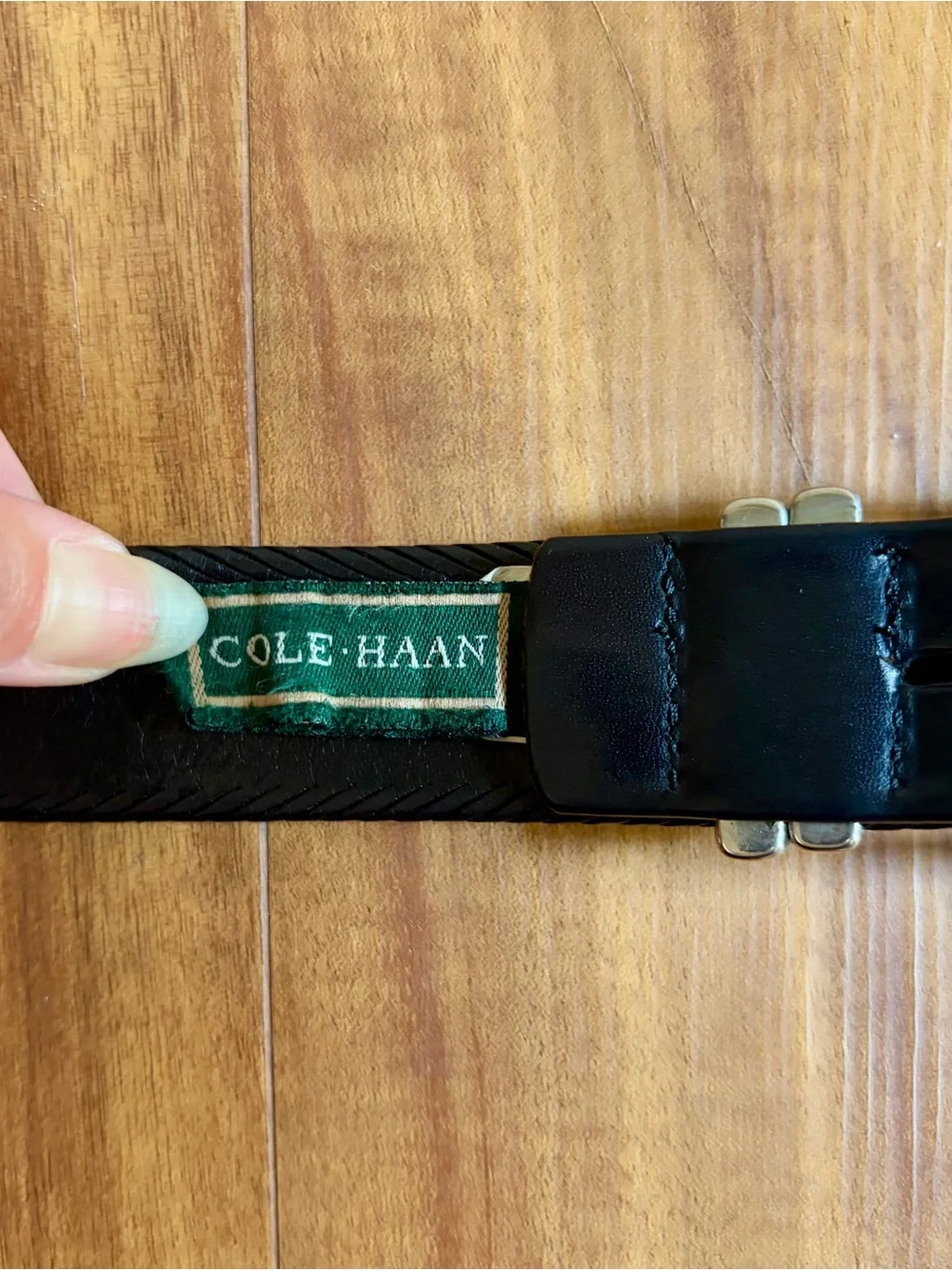 VTG Cole Haan Black Leather Belt